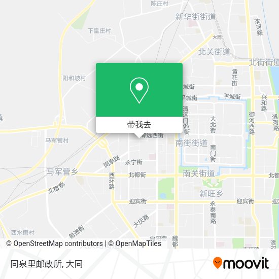 同泉里邮政所地图
