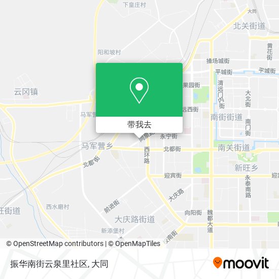 振华南街云泉里社区地图