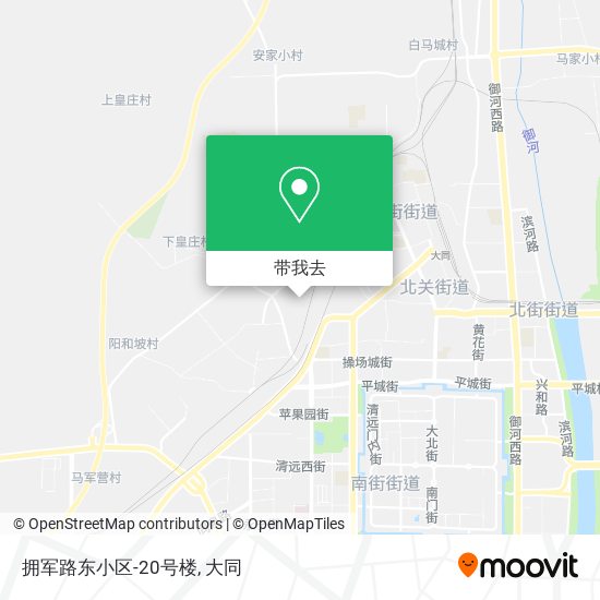拥军路东小区-20号楼地图