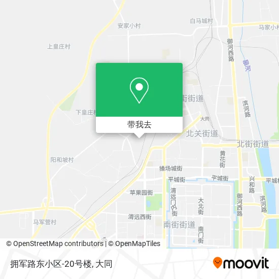 拥军路东小区-20号楼地图