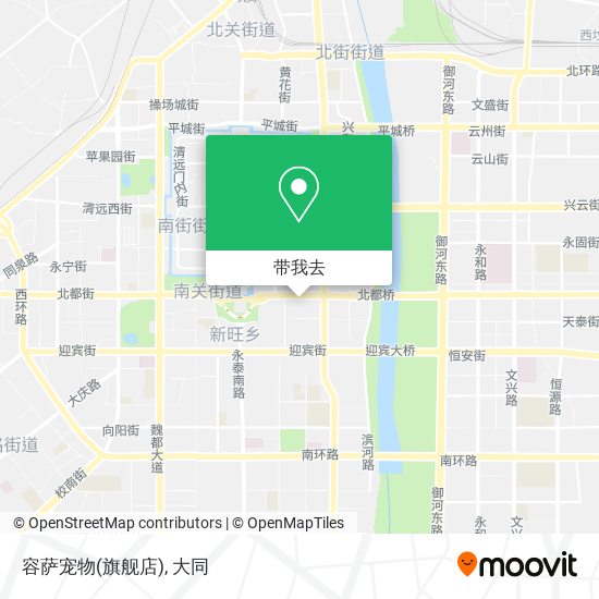 容萨宠物(旗舰店)地图