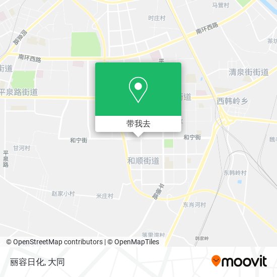 丽容日化地图