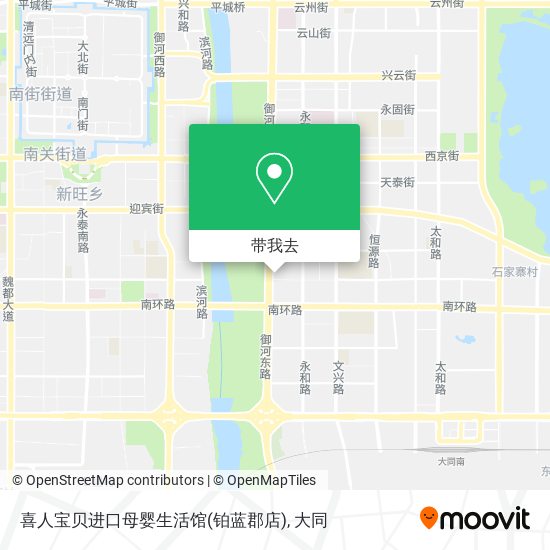 喜人宝贝进口母婴生活馆(铂蓝郡店)地图