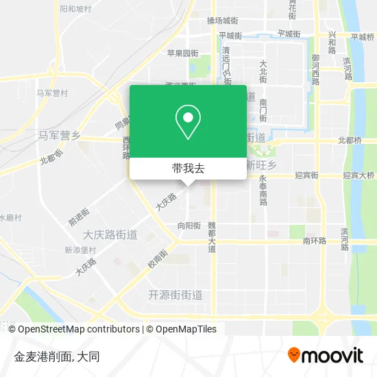 金麦港削面地图