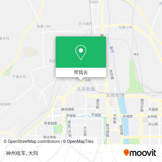 神州租车地图