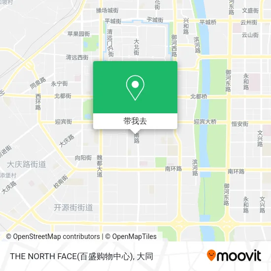 THE NORTH FACE(百盛购物中心)地图