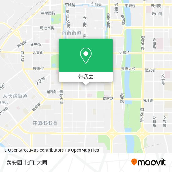 泰安园-北门地图