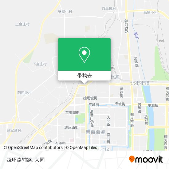 西环路辅路地图