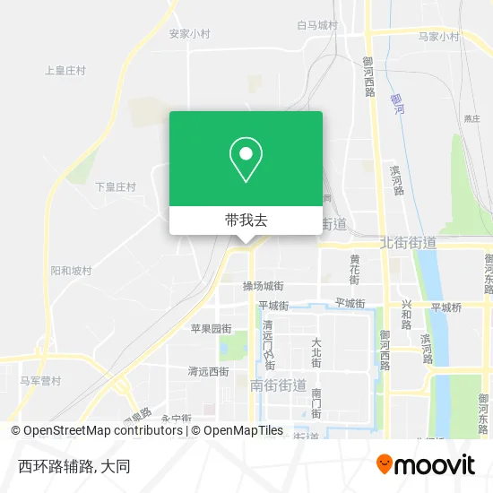 西环路辅路地图