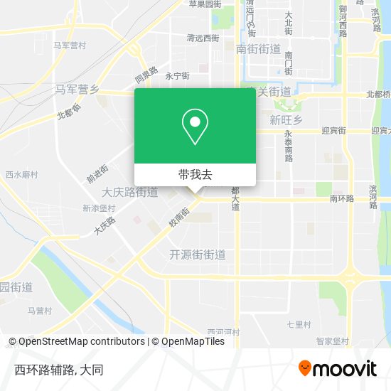 西环路辅路地图