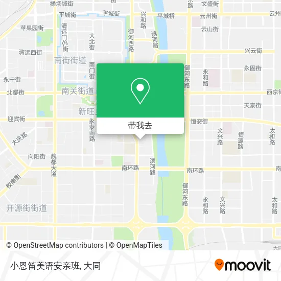 小恩笛美语安亲班地图