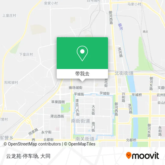 云龙苑-停车场地图