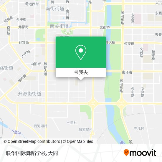 联华国际舞蹈学校地图