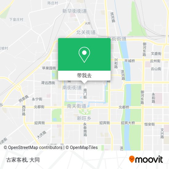 古家客栈地图