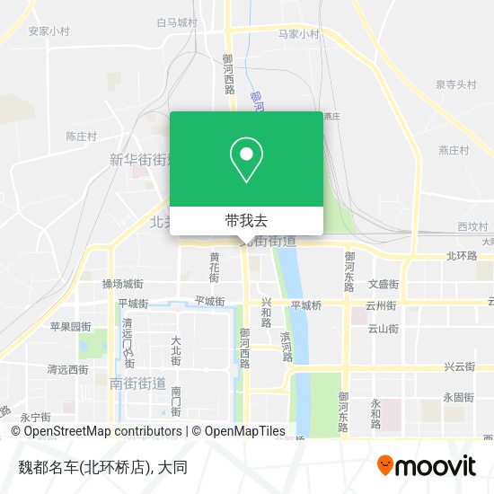魏都名车(北环桥店)地图