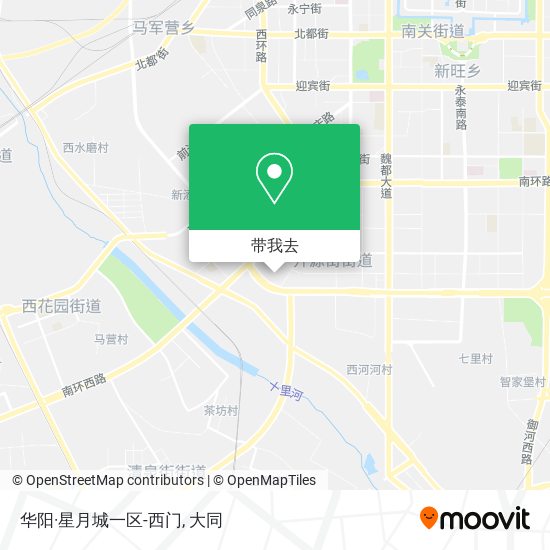 华阳·星月城一区-西门地图