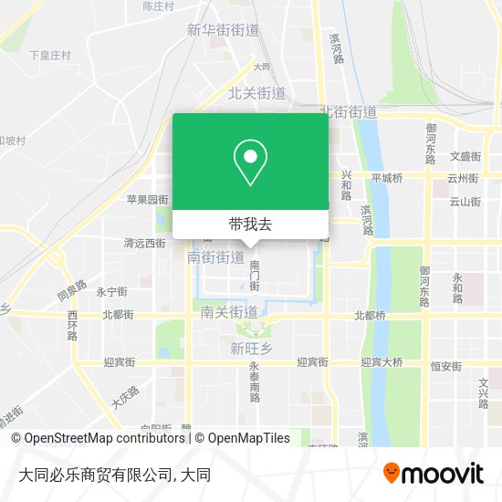 大同必乐商贸有限公司地图