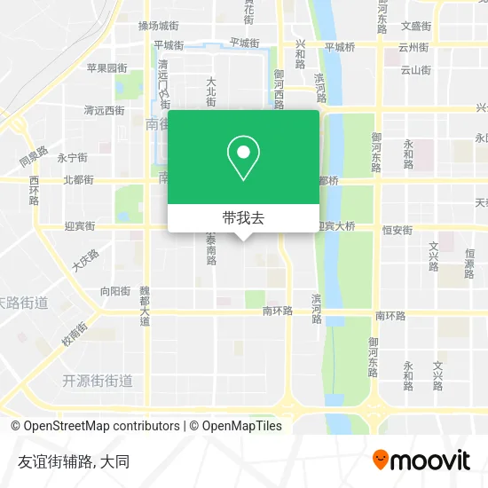 友谊街辅路地图