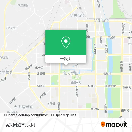 福兴园超市地图