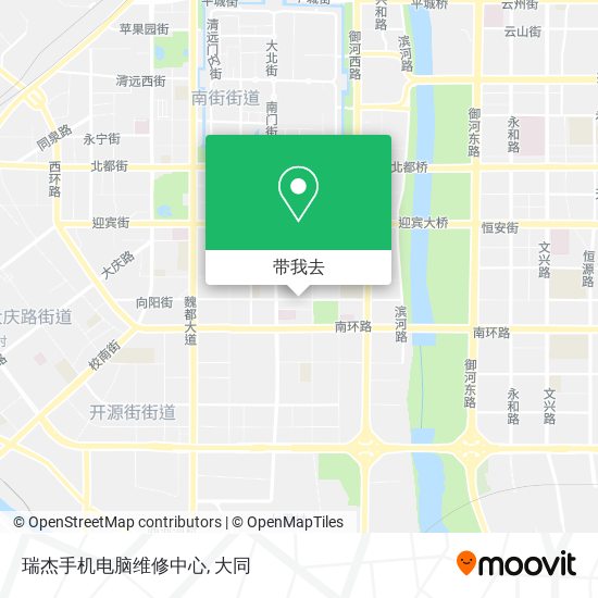 瑞杰手机电脑维修中心地图