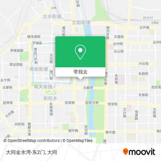 大同金水湾-东2门地图