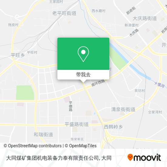 大同煤矿集团机电装备力泰有限责任公司地图