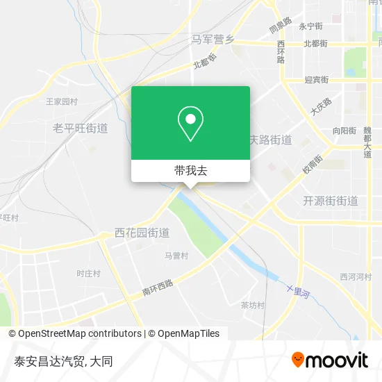 泰安昌达汽贸地图