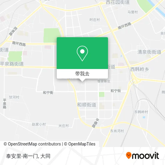 泰安里-南一门地图