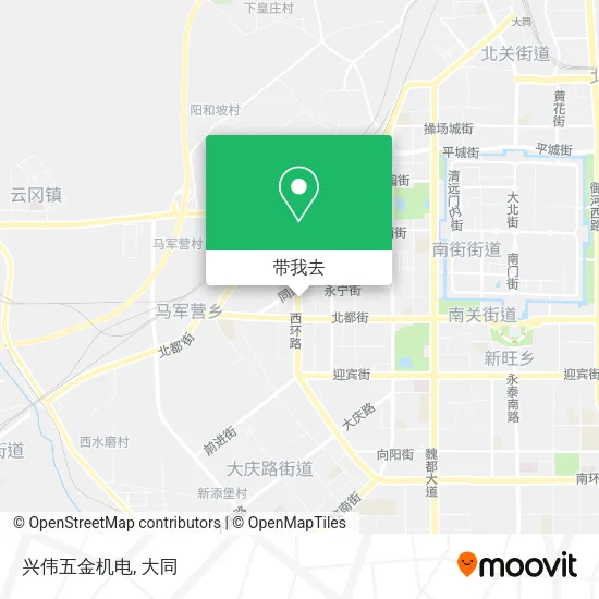 兴伟五金机电地图