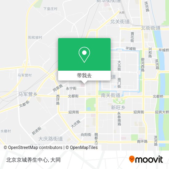 北京京城养生中心地图