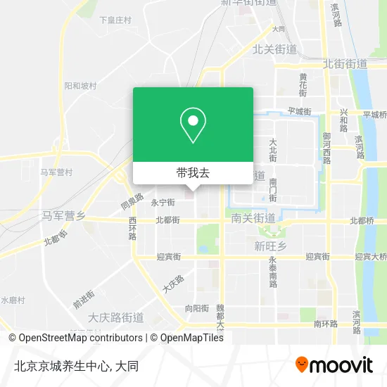 北京京城养生中心地图