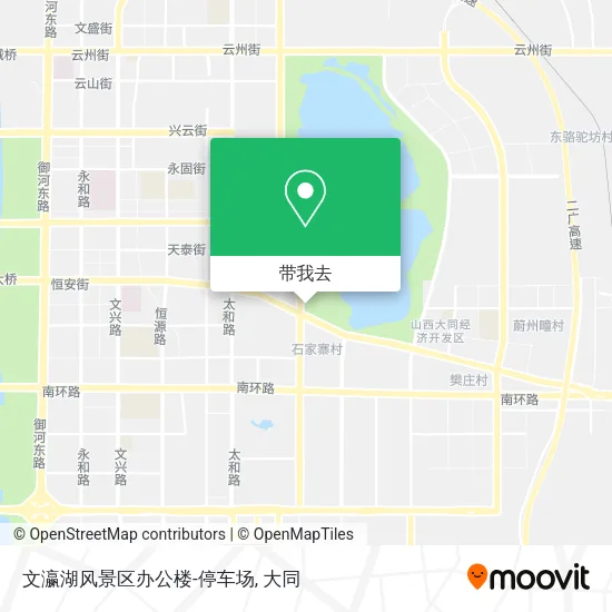 文瀛湖风景区办公楼-停车场地图
