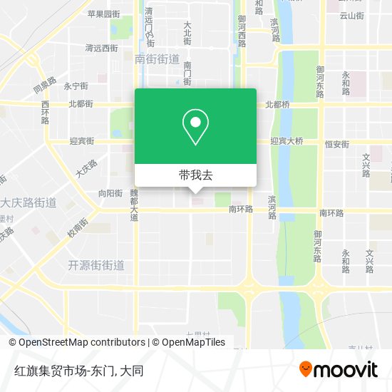 红旗集贸市场-东门地图