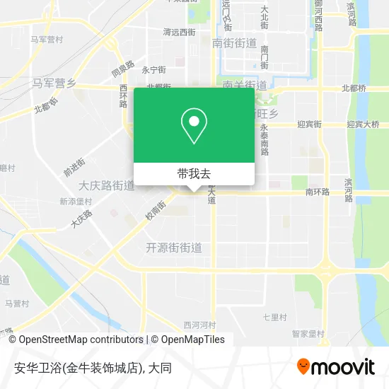 安华卫浴(金牛装饰城店)地图