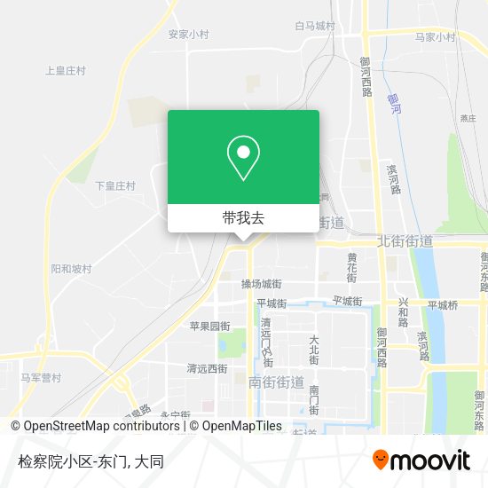 检察院小区-东门地图