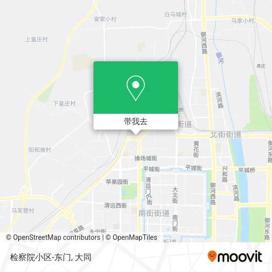 检察院小区-东门地图