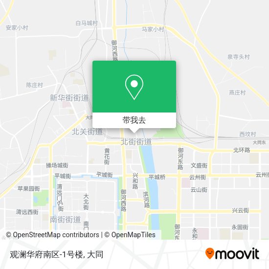 观澜华府南区-1号楼地图