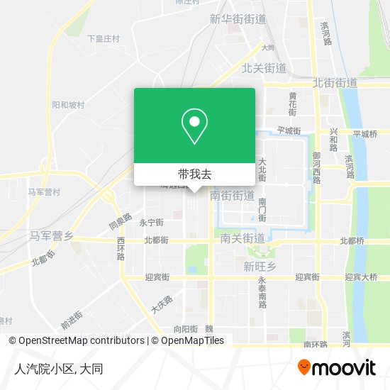 人汽院小区地图