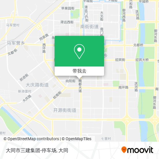 大同市三建集团-停车场地图