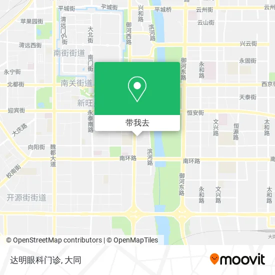 达明眼科门诊地图