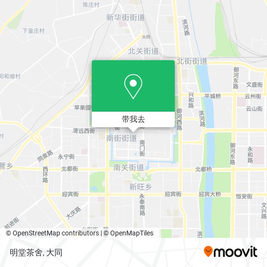明堂茶舍地图