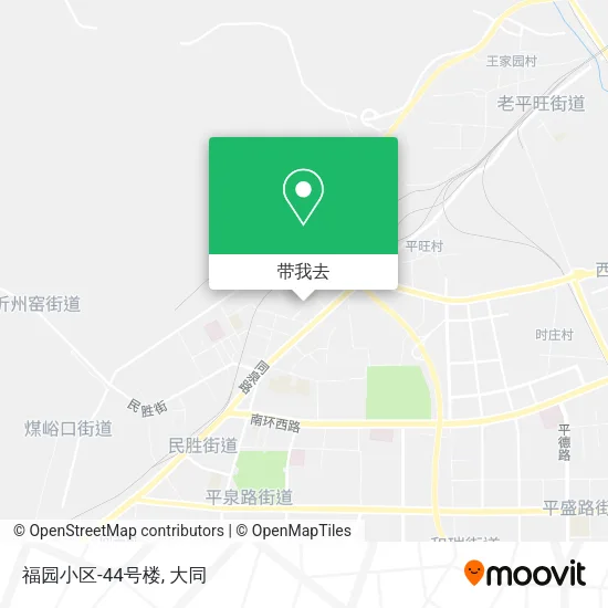 福园小区-44号楼地图
