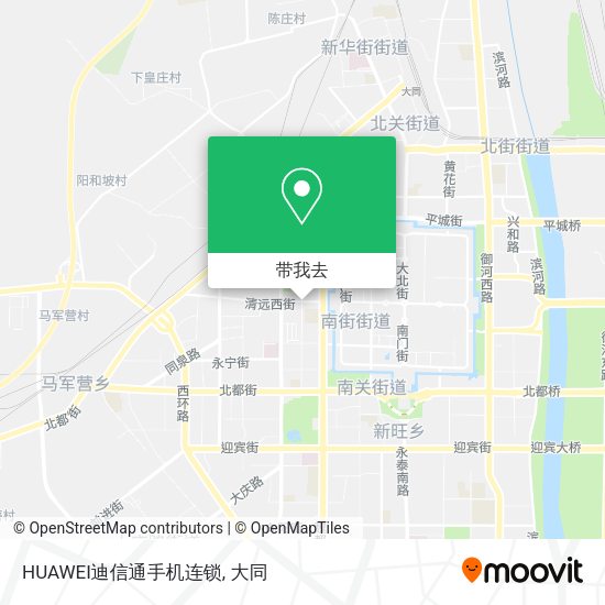 HUAWEI迪信通手机连锁地图