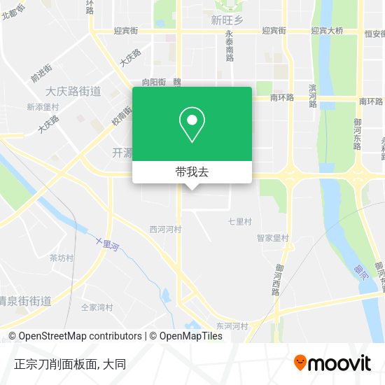 正宗刀削面板面地图
