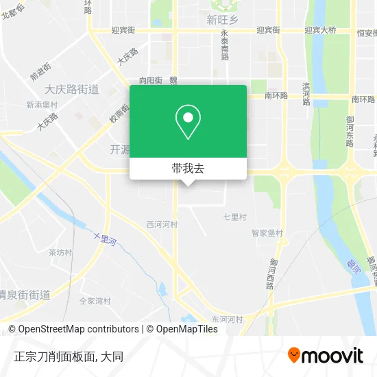 正宗刀削面板面地图