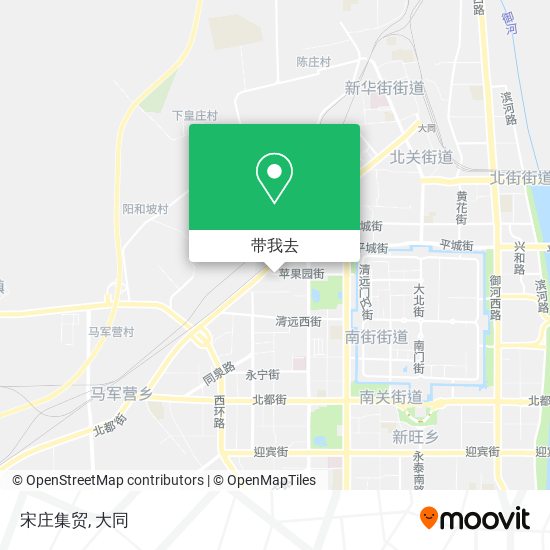 宋庄集贸地图