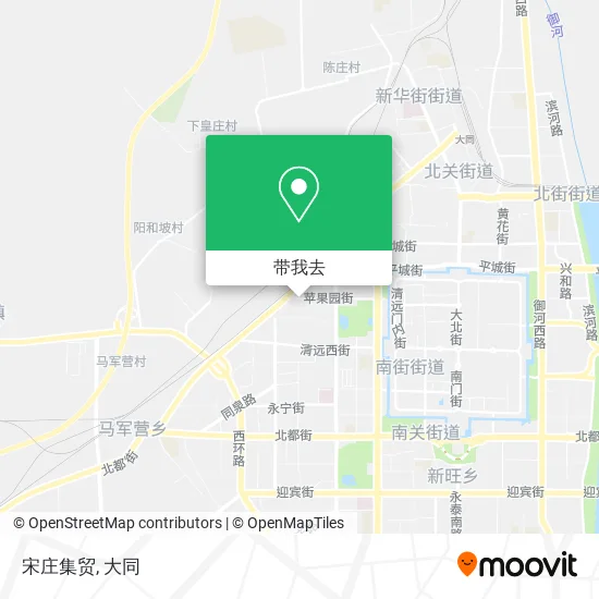宋庄集贸地图
