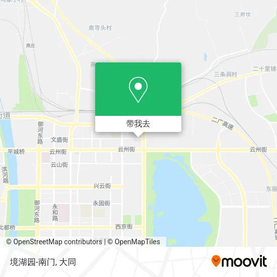 境湖园-南门地图