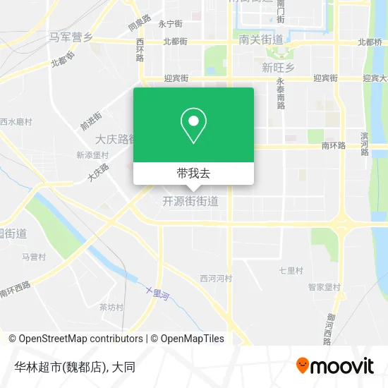 华林超市(魏都店)地图