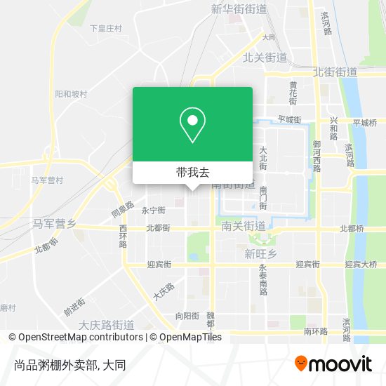 尚品粥棚外卖部地图